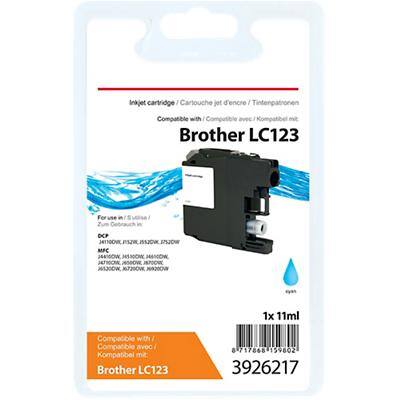 Office Depot Compatible Brother LC123C Ink Cartridge Cyan | Viking Direct UK