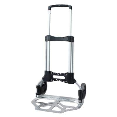 SLINGSBY Sack Truck Aluminium Silver, Black 49 x 49 x 101.5 cm