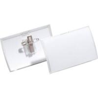 DURABLE Click-Fold Name Badge Combi clip 10.2 x 12.3 x 25.2 cm PP (Polypropylene) Pack of 25