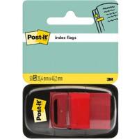 Post-it Index Flags Red Plain Not perforated Special format 50 Strips