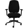 Energi-24 Basic Tilt Ergonomic Office Chair with Adjustable Armrest and Extra High Back Black