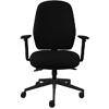 Energi-24 Basic Tilt Ergonomic Office Chair with Adjustable Armrest and Extra High Back Black