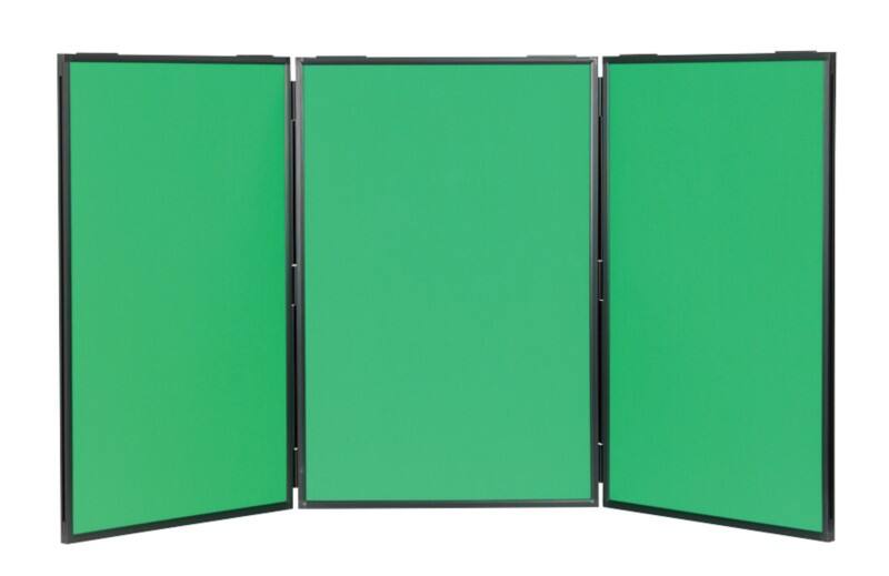 Display Stand 3 Nyloop Fabric 610 (W) x 915 (H) mm Green