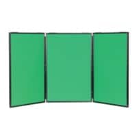Freestanding Display Stand Nyloop Fabric Lightweight 610 x 915mm Green