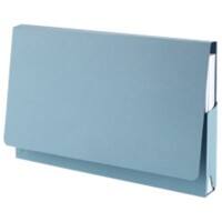 Guildhall Document Wallet PW2-BLUZ Folio Manila Landscape 35.5 (W) x 23 (H) cm Blue Pack of 50