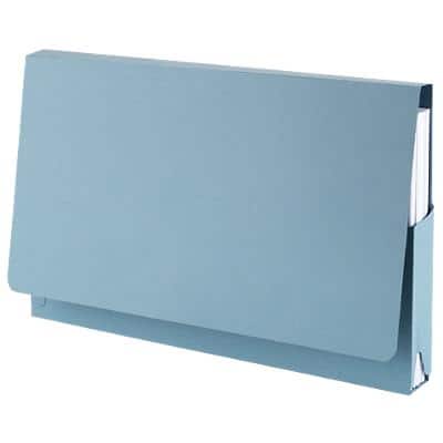 Guildhall Document Wallets PW2-BLUZ Foolscap Blue Manila 35.5 x 23 cm Pack of 50