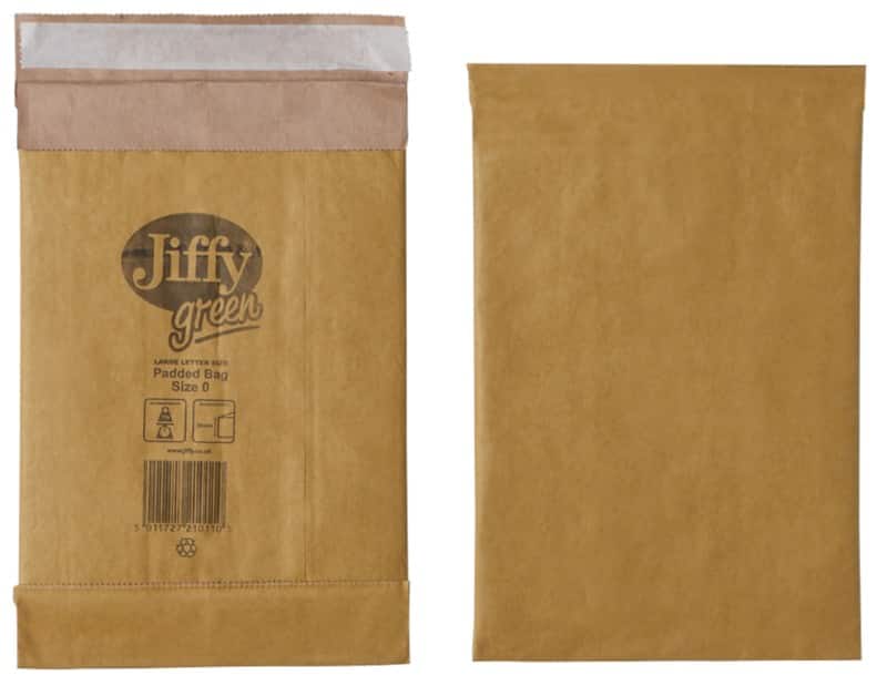 Jiffy Padded Envelopes Brown Plain 135 (W) x 229 (H) mm Peel and Seal 90 gsm Pack of 200
