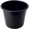 Plastic Waste Bin 14L Black 31.4 x 25.4 cm