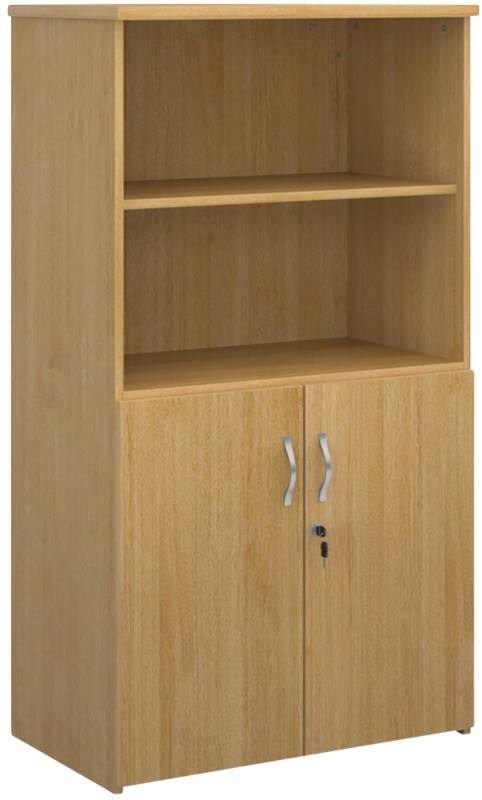 Dams International MFC (Melamine Faced Chipboard) Combination Unit 3 Shelves 800 x 470 x 1,440 mm Brown Oak