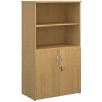 Dams International MFC (Melamine Faced Chipboard) Combination Unit 3 Shelves 800 x 470 x 1,440 mm Brown Oak