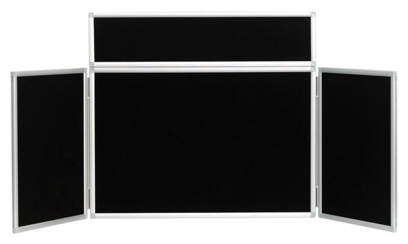 Display Stand 3 Nyloop Fabric 923 (W) x 223 (H) mm Black 531272