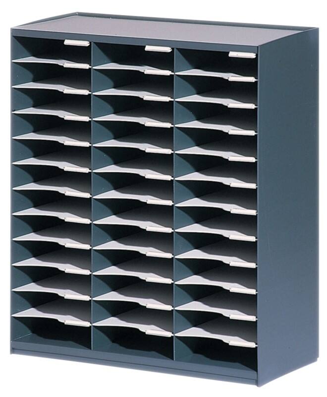 Paperflow Paper Sorter A4 PS (Polystyrene), Steel Black, Grey 67.4 x 30.8 x 79.1 cm