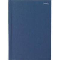 Viking Notebook A4 Ruled Casebound Hardboard Hardback Blue 160 Pages 80 Sheets