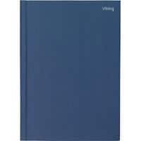 Office Depot A4 Casebound Navy Blue Hardback Notebook Ruled 160 Pages