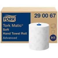 Tork Hand Towels H1 Without feather edge White 2 Ply 290067 6 Rolls of 625 Sheets