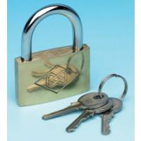 Padlock Brass 4 cm Gold 1 x Padlock