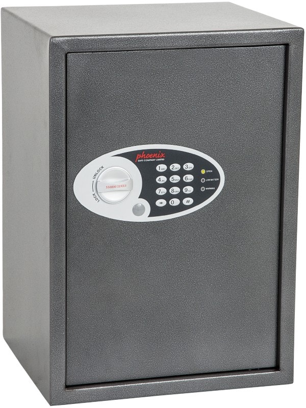 Phoenix Vela Home Deposit Safe Electronic lock 51 L SS0804E Silver