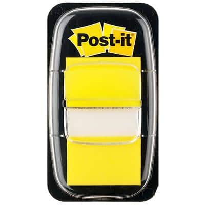 Post-it Index Flags 25.4 x 43.2 mm Yellow 50 Strips