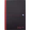 OXFORD Black n' Red A4 Casebound Hardback Notebook Ruled Recycled 192 Pages
