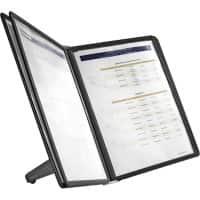 DURABLE Display panel system 554001 Black A4 10 Sheets Plastic 26 x 8 x 33 cm