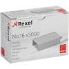 Rexel No.16 24/6 Staples 6010 Galvanised Steel Silver Pack of 5000
