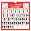 Letts Calender 2023 1 Month per page Red, White English 23.8 x 0.5 x 23.8 cm