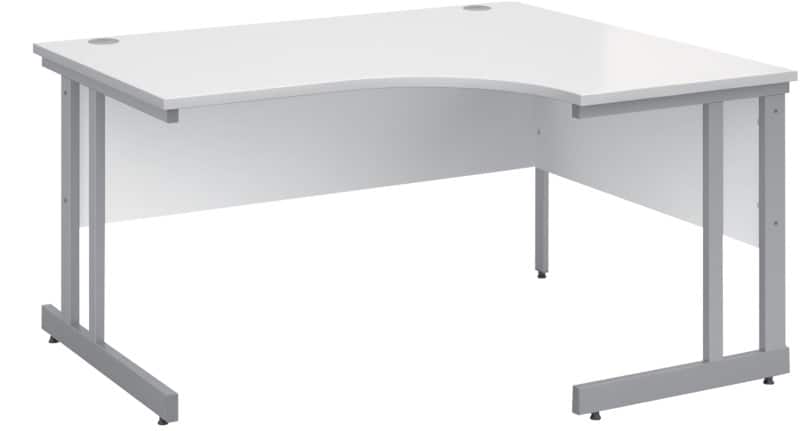 Dams International Momento Right Hand Corner Desk Corner Cantilever 1,400 (W) x 1,200 (D) x 725 (H) mm MFC (Melamine Faced Chipboard)