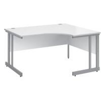 Dams International Momento Right Hand Corner Desk Corner Cantilever 1,400 (W) x 1,200 (D) x 725 (H) mm MFC (Melamine Faced Chipboard)