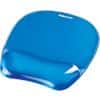 Fellowes Crystals Gel PU Polyurethane Mouse Pad Blue