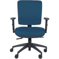 Energi-24 Office Chair Synchro Tilt Fabric Height-Adjustable Armrest Height-adjustable Seat Blue 150 kg Intensive
