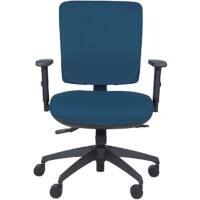 Energi-24 Synchro Tilt Ergonomic Office Chair with Adjustable Armrest and Seat Intensive Blue