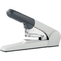 Leitz Heavy Duty Flat Clinch Stapler 5552 Half Strip Silver 60 Sheets 25/10 Metal, Plastic