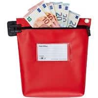 Val-U-Mail Cash Bag 267 x 267 mm Zip Red