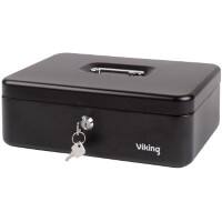 Office Depot Money Box with Key Lock 300 x 210 x 100mm Black