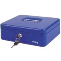 Viking Cash Box Key lock 4 260 x 185 x 81 mm Blue