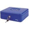 Office Depot Money Box with Key Lock 260 x 185 x 81mm Blue