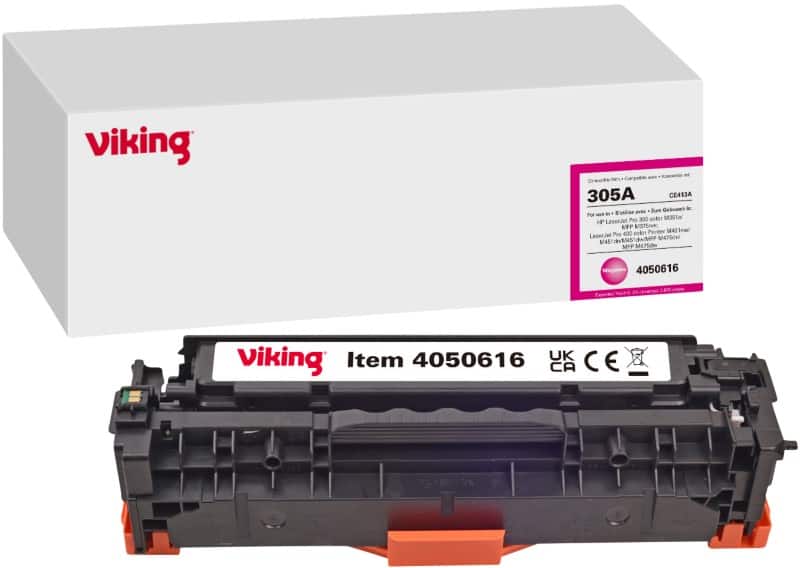 Viking 305A Compatible HP Toner Cartridge CE413A Magenta