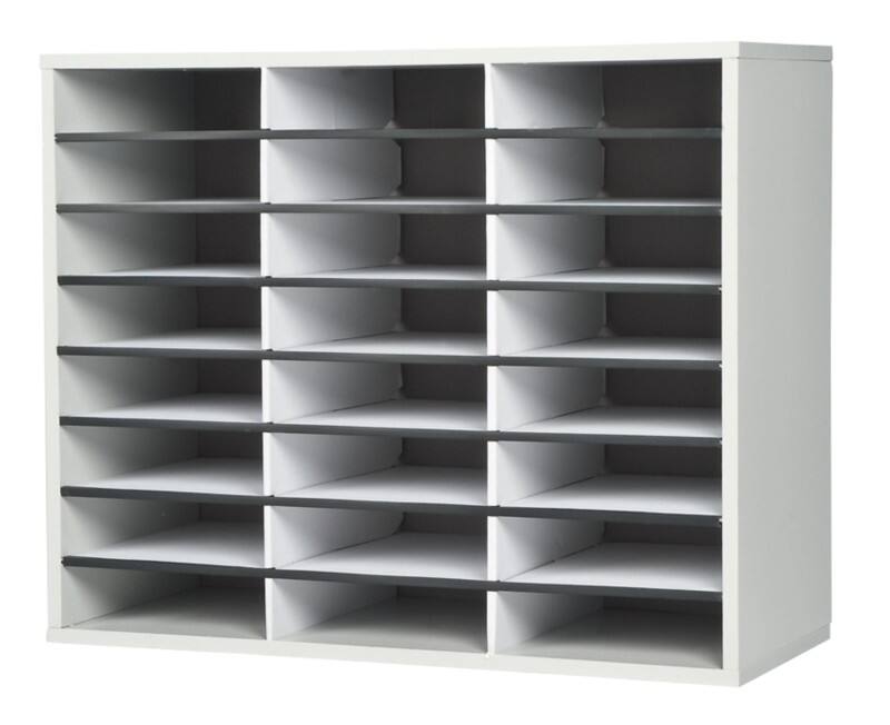 Fellowes Literature Organiser A4 Cardboard Grey 73.6 x 30 x 59.5 cm