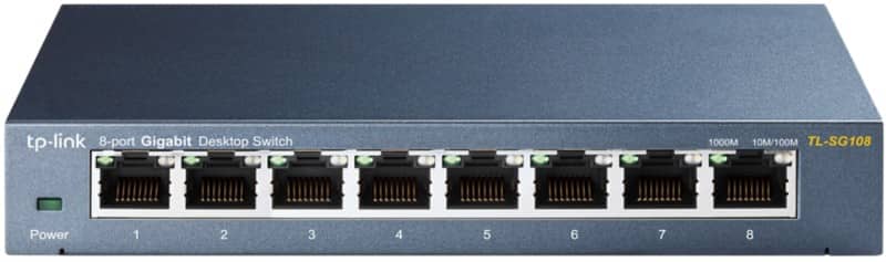 tp-link Switch TL-SG108 8 x 10/100/1000Mbps RJ-45