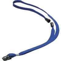 DURABLE Lanyard Clip 6.5 x 44 cm Blue Pack of 10