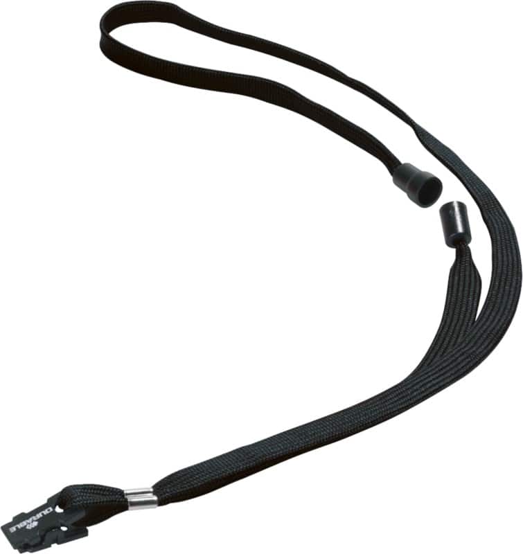 DURABLE Lanyard Clip 6.5 x 44 cm Black Pack of 10