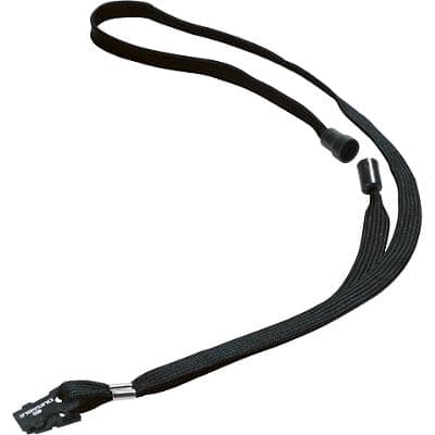 DURABLE Lanyard 811901 Black Pack of 10