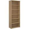 Dams International Bookcase with 5 Shelves Melamine Universal 800 x 470 x 2140mm Oak