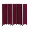 Concertina Screen 609397 Red 560 x 1,500 mm