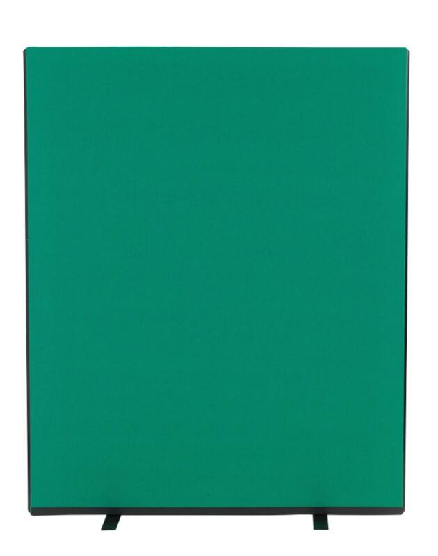 Freestanding Screen Fabric Wrapped 1200 x 1500 mm Green