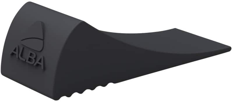 Alba Doorstop Elastomer 30 x 20 x 80 mm Black