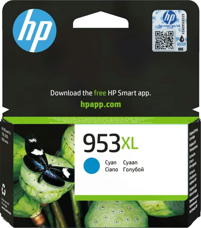 HP 953XL Original Ink Cartridge F6U16AE Cyan