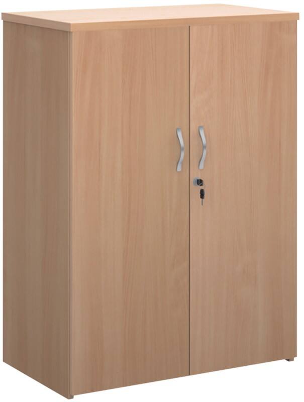 Dams International Regular Door Cupboard Melamine 2 Shelves 800 x 470 x 1,090 mm Beech Brown
