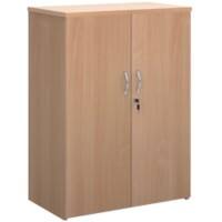 Dams International Cupboard Lockable with 2 Shelves Melamine Universal 800 x 470 x 1090mm Beech