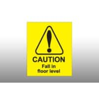 Warning Sign Fall In Floor PVC 20 x 30 cm